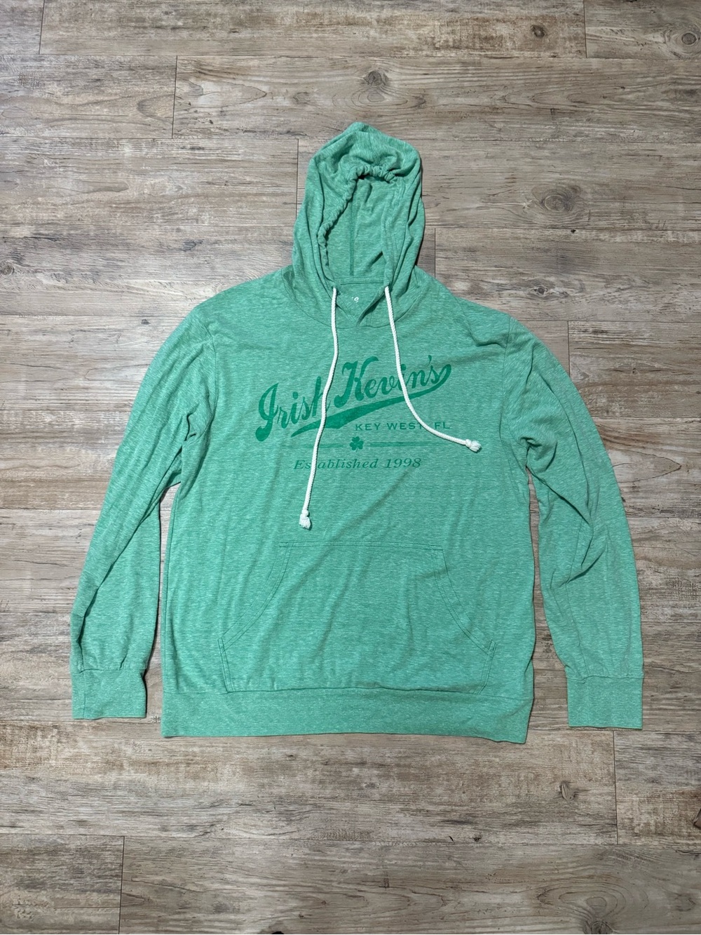 Blue 84 Light Green Lightweight Hoodie Long Sleeve Graphic Key West